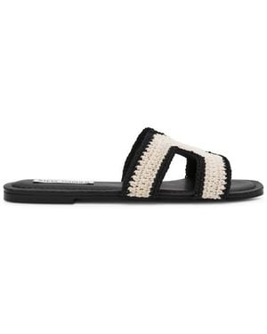 Steve Madden Flat Sandals - Black