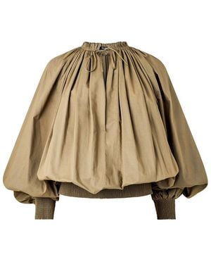 Balmain Ls Long Sleeve Blouse - Green