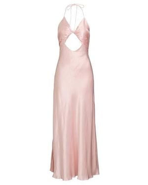 Bardot Isola Halter Neck Viscose Maxi Dress - Pink
