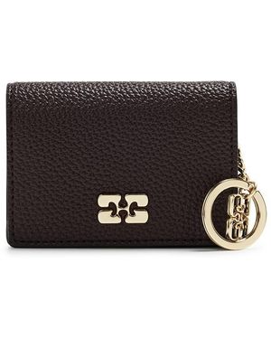 Ganni Card Holder Flip Card Holder - Black