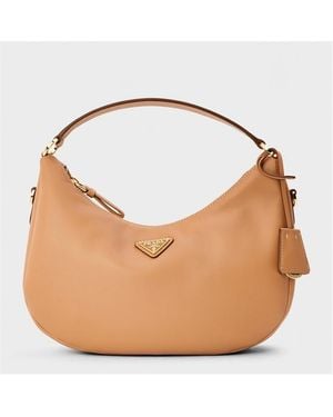 Prada Small Hobo Bag - Brown