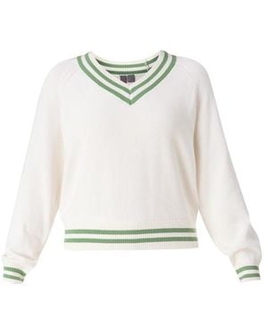Sweaty Betty Lightweight Knit Streamlined Fit Crew Neck Jumper - White