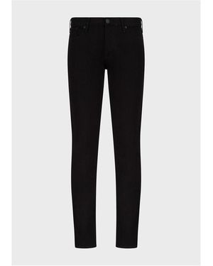 Emporio Armani Slim Fit J06 Jeans - Black