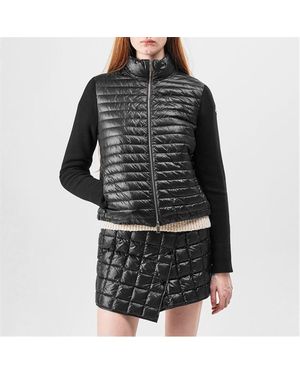 Moncler Padded Long Sleeve Hybrid Jacket - Black