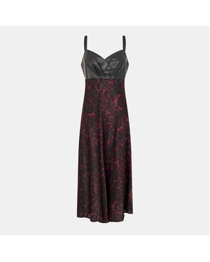 DKNY Mix A Line Dress - Purple