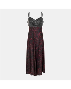 DKNY Mix A Line Dress - Purple