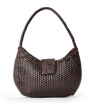 RIXO London Saoirse Shoulder Bag - Brown
