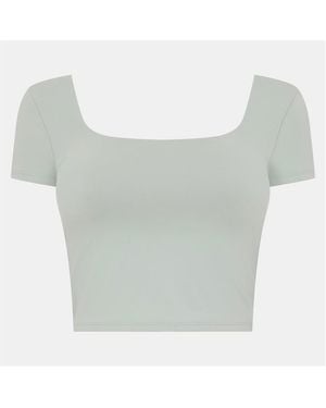 lululemon Wunderu Short-Sleeve Performance Gym Top - Grey