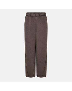 Represent Initial Open Cuff Relaxed Fit Joggers - Brown