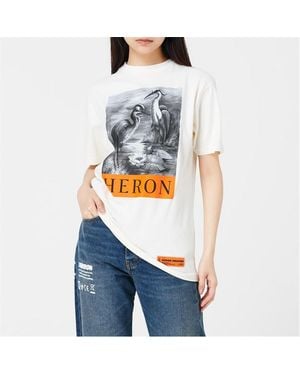 Heron Preston Oversized Logo T Shirt - Grey