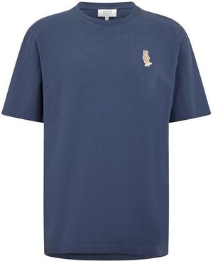 Maison Kitsuné Dressed Fox Tee T-Shirt - Blue