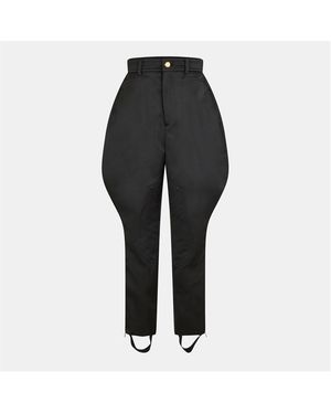 Gucci High Waisted Wide Leg Trousers - Black