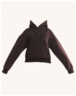 Mars the Label Varsity Hoodie - Brown