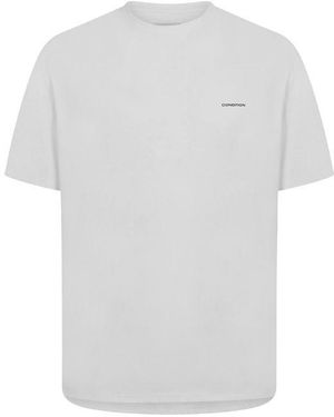 Condition Everyday Tee Short Sleeve Performance Gym Top - White