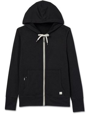 Vuori Halo Moisture Wicking Relaxed Fit Hoodie - Black