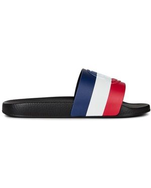Moncler Basile Sliders - Blue