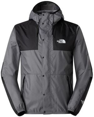 The North Face Mountain Water Resistant Long Sleeve Rain Anorak - Grey