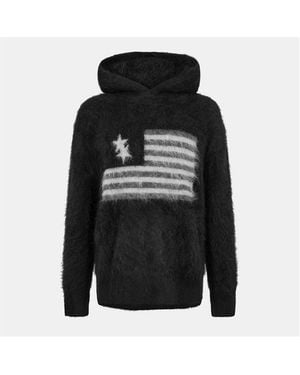 Cole Buxton Usa Over The Head Knitted Top - Black