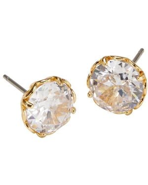 Kate Spade That Sparkle Round Stud Earrings - Metallic