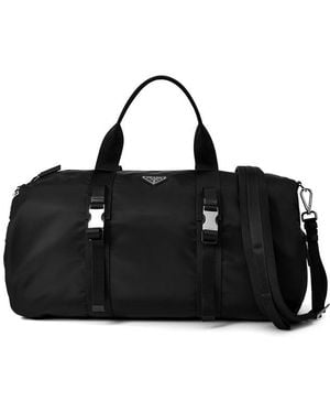 Prada Nylon Duffle Bag - Black