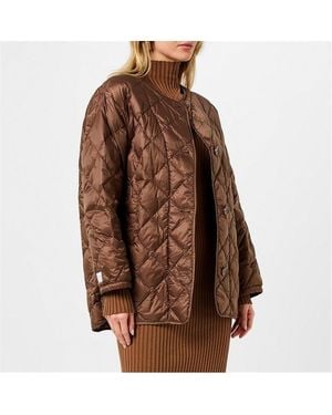 Max Mara Cube Cube Csoft Quilted Down Jacket - Brown