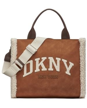 DKNY Hadlee Mini Tote Bag - Brown