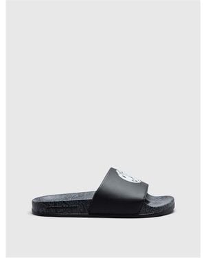 Pretty Green Paisley Sliders - White