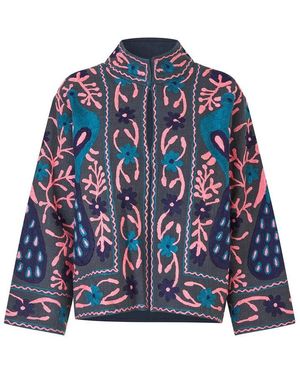 Lolly's Laundry Sadie Bomber Jacket - Blue