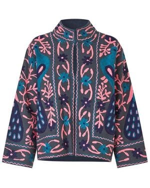 Lolly's Laundry Sadie Bomber Jacket - Blue
