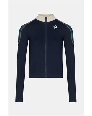 Red Run Full Zip Technical Top - Blue