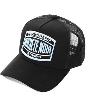 societe NOIR Marais Trucker Cap - Black
