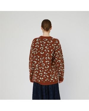 Stella Nova Stella Animal Cardi Ld61 - Brown