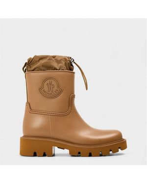 Moncler Kickstream Rain Boots - Brown