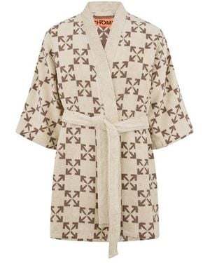 Off-White c/o Virgil Abloh Bathrobe - Natural