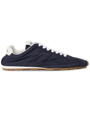 Miu Miu Plume Suede Trainers - Blue
