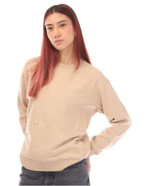 Ambush Ladies Crew Neck Sweatshirt Cotton - Natural