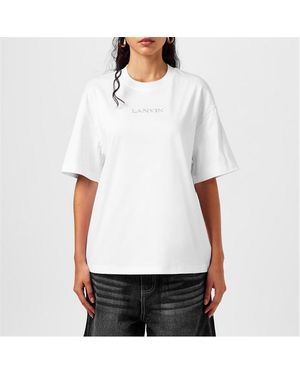 Lanvin Logo T-shirt Ld43 - White