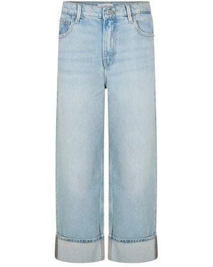 GOOD AMERICAN Baggy Wide Leg Jeans - Blue