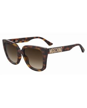 Moschino Round Sunglasses - Brown