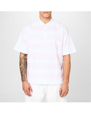Stone Island Marina Striped Polo Shirt - White