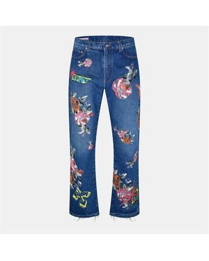 Off-White c/o Virgil Abloh Off Relax Slim Jn - Blue