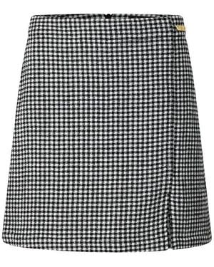 Barbour Halina Wool-Blend Mini Skirt - Black