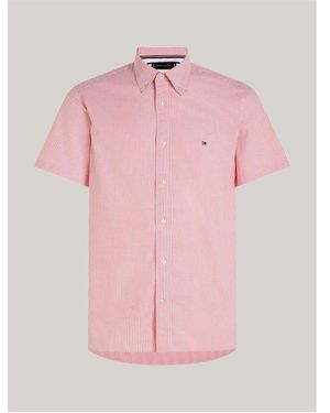 Tommy Hilfiger Tommy Stripe Ss Oxf Sn42 - Pink