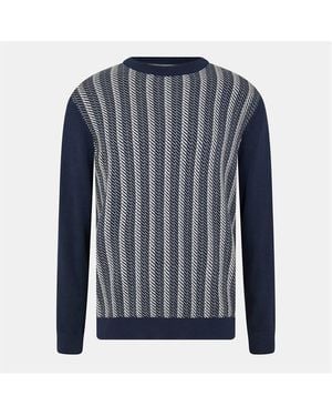 Ted Baker Jacquard Cn - Blue