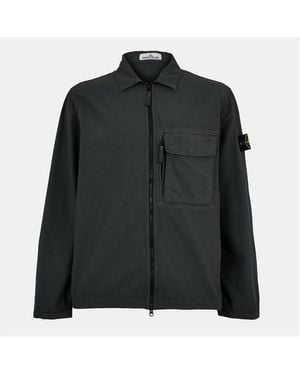 Stone Island Stone Gd Overshirt Sn54 - Black