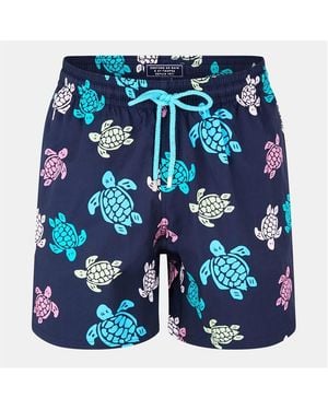 Vilebrequin Large Turtle Swim Shorts - Blue