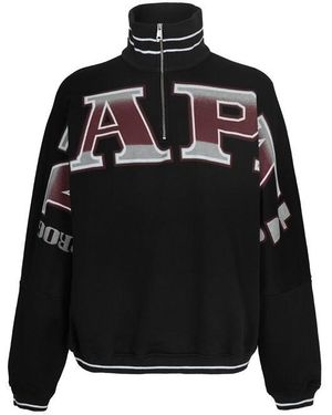 Napapijri X Pdf Half Zip Sweat - Black