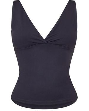 Tala Dayflex V Neck Vest Longer Length - Blue