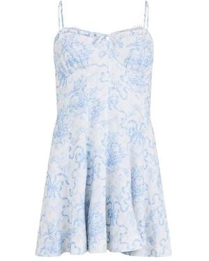 LoveShackFancy Shai Dress - Blue