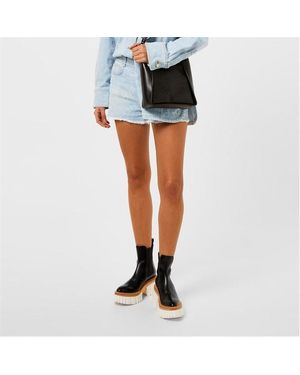 Stella McCartney Logo Denim Shorts - Blue
